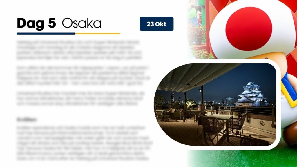 Dag 5 - Osaka