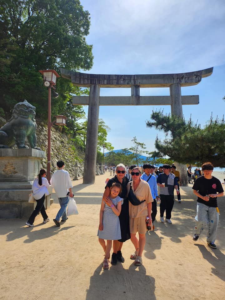 Familjefoto Miyajima