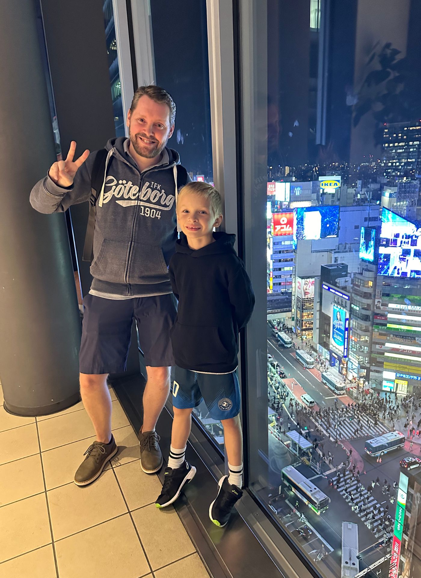Pappa och son