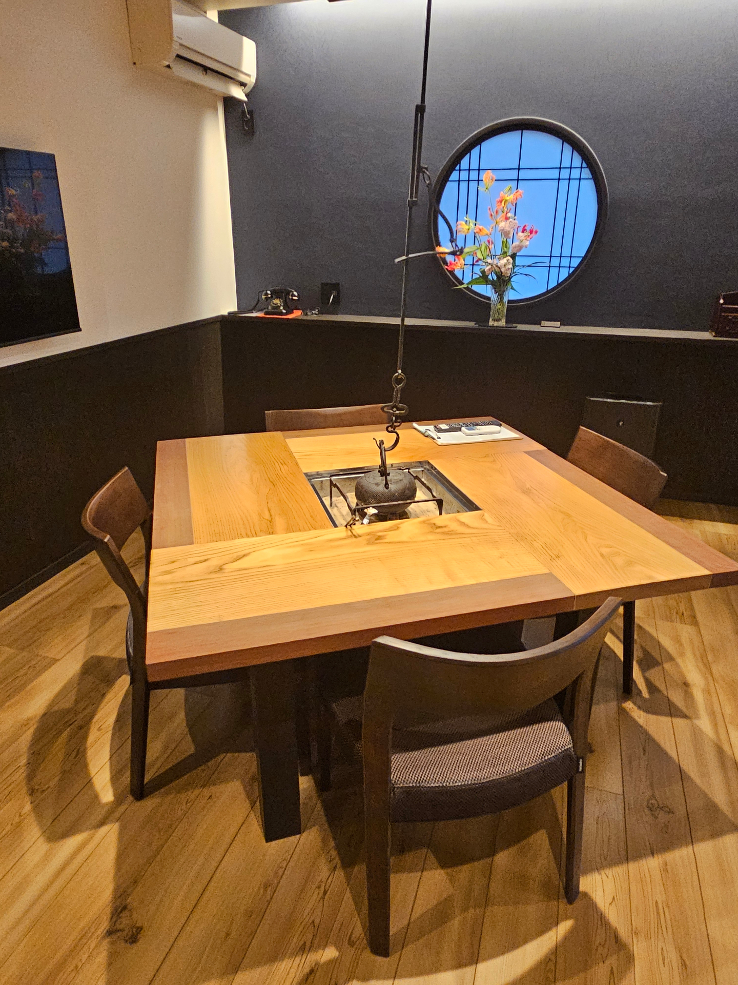 Traditionell matsal på ryokan
