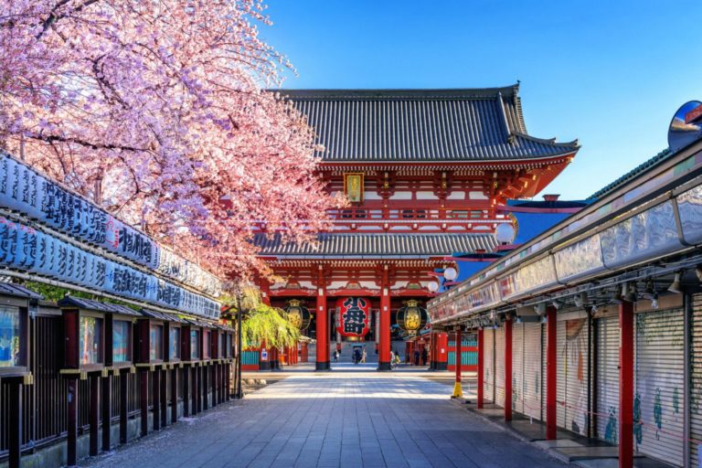 Sensoji-templet i Asakusa, Tokyos äldsta tempel