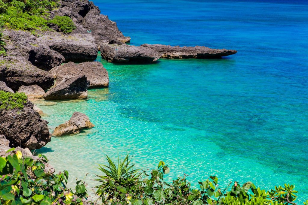 Okinawa paradis hav